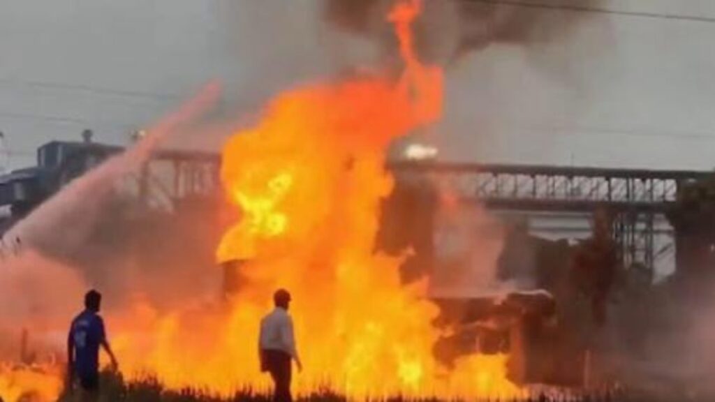Haldia Refinery Naphtha Pipeline Fire