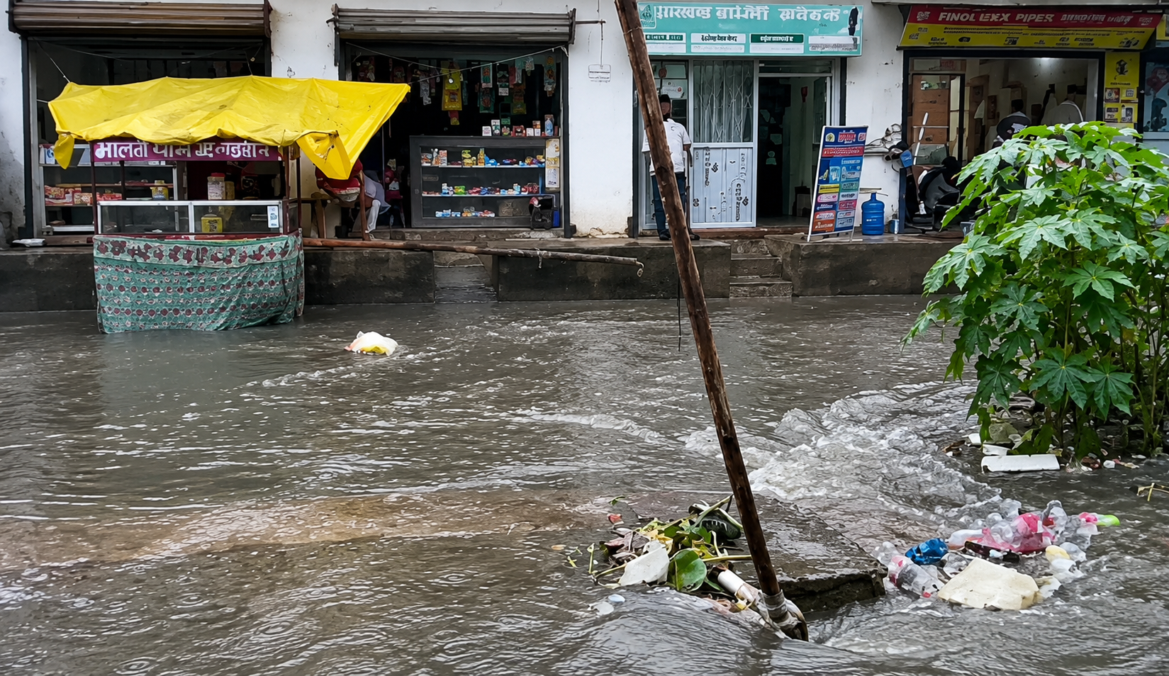 रांची में भारी बारिश