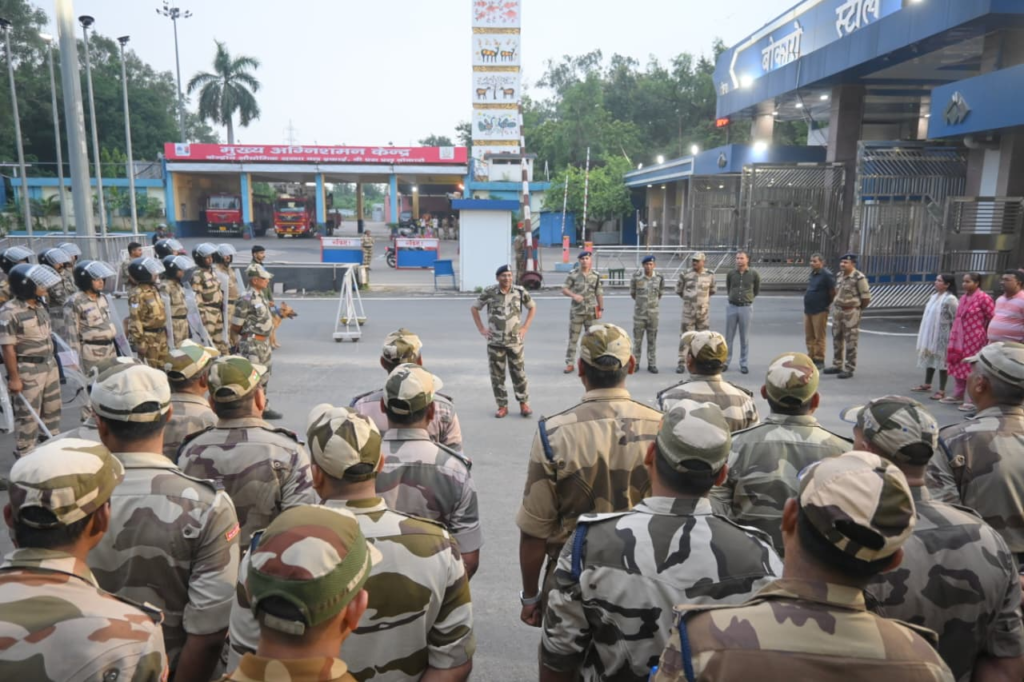 बोकारो: बीएसएल में संयुक्त मॉक ड्रिल