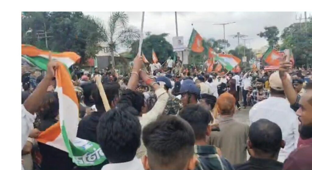 Ranchi BJP Congress Clash