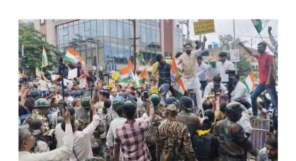 Ranchi BJP Congress Clash
