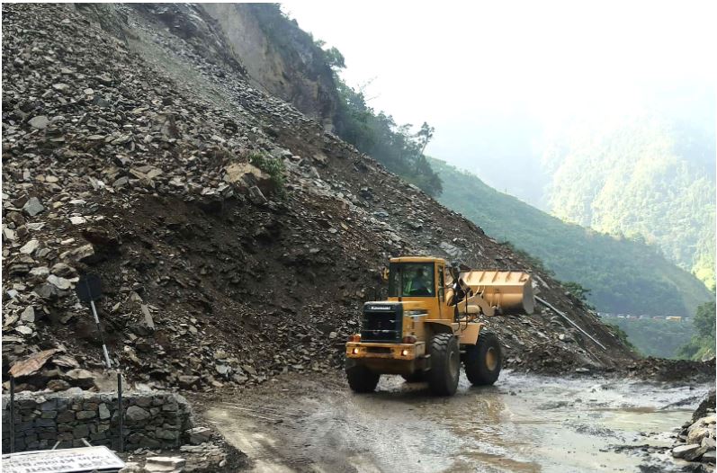 नेपाल में भारी बारिश 