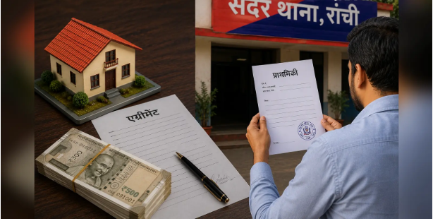 जमीन बिक्री के नाम