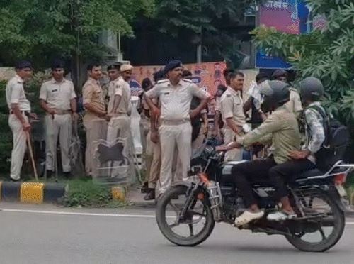 Congress Protest Patna