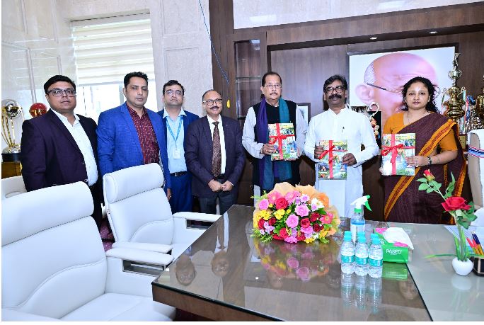 मुख्यमंत्री हेमंत सोरेन से SLBC प्रतिनिधिमंडल की शिष्टाचार भेंट 