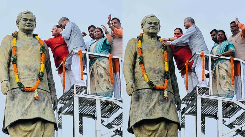 बाबूलाल मरांडी और भाजपा नेताओं ने श्रद्धांजलि दी