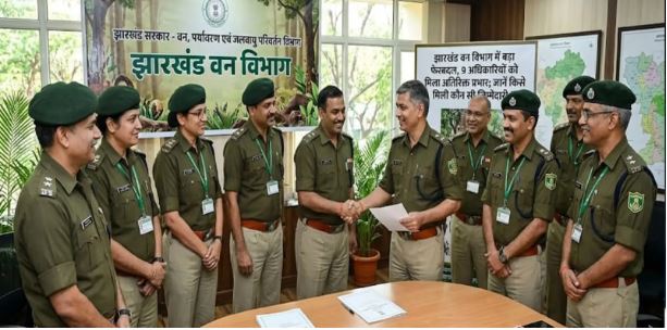 झारखंड वन विभाग में बड़ा फेरबदल